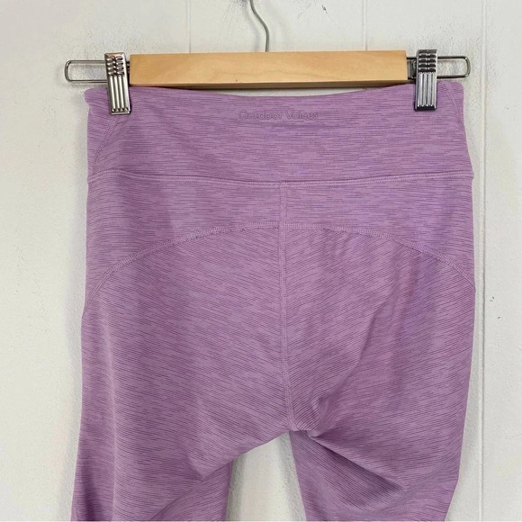 Outdoor Voices Women Purple Tech Sweat Pull On Stretchable Yoga Leggings S - Picture 7 of 13